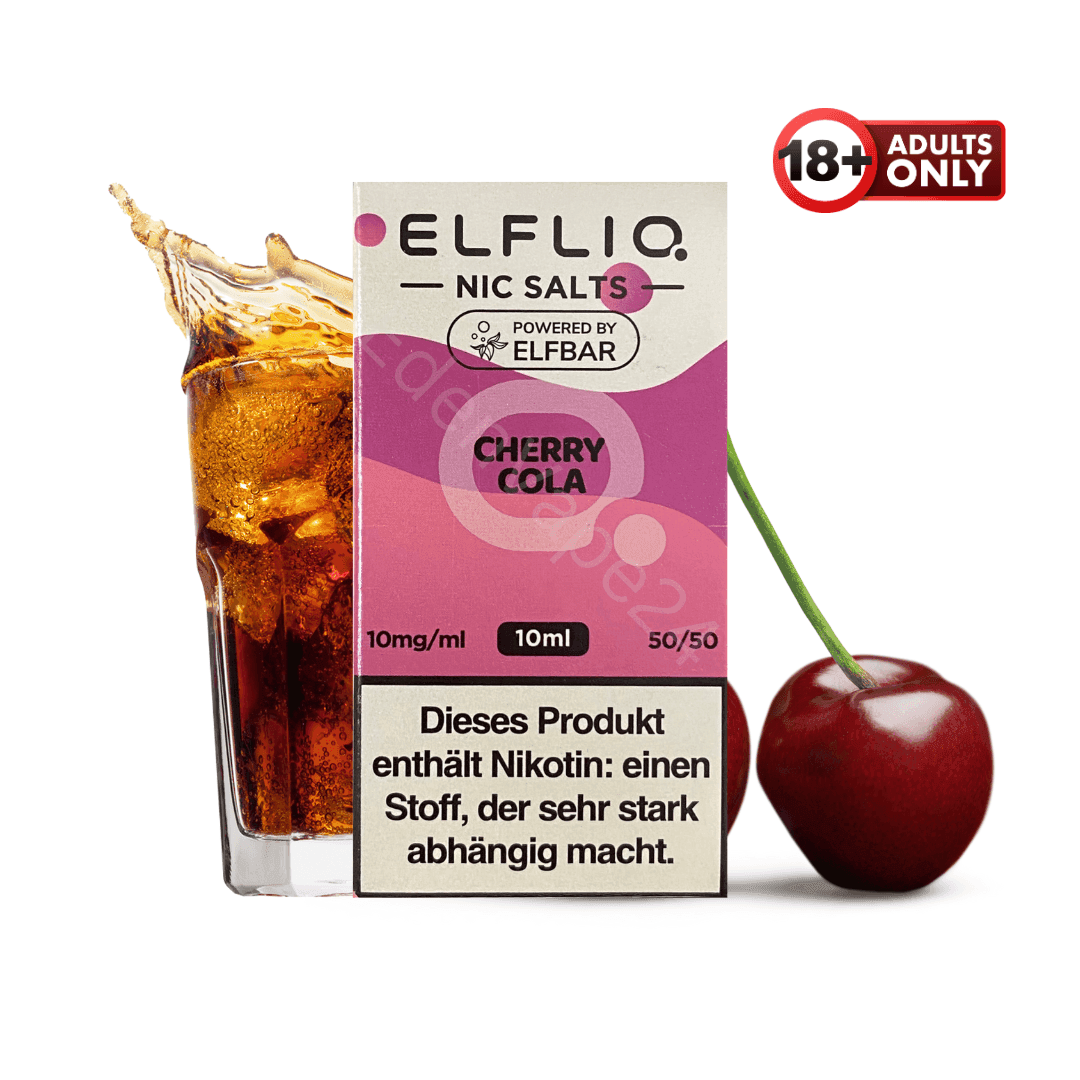 Elfbar Elfliq - Cherry Cola - 10mg Liquid - EdenVape24